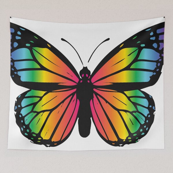 Item preview, Rainbow Gradient Butterfly designed and sold by BlackCoffeeCake.
