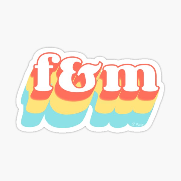 F&M Pastel Sticker
