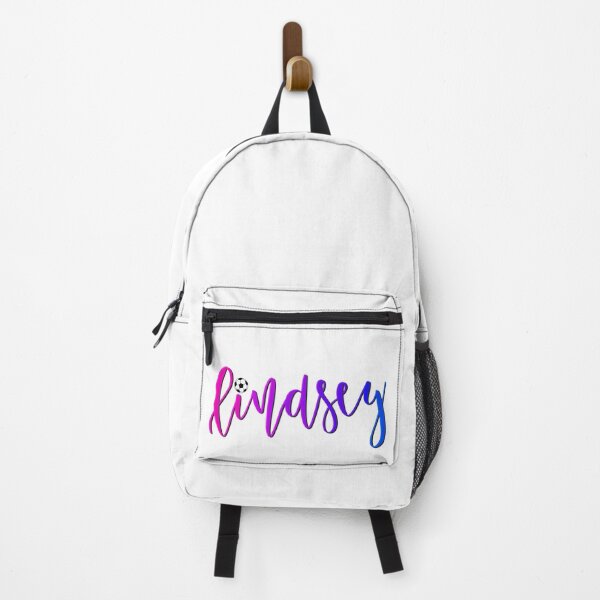 Item preview, Lindsey In Calligraphy With Soccer Ball designed and sold by You2CartoonShop.