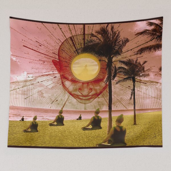 Item preview, Cool Retro Art Yoga - Meditation Design designed and sold by GuitarZan's.