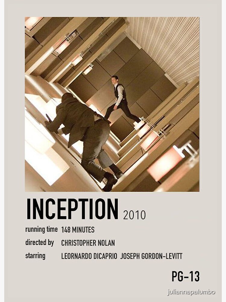 Inception Movie Poster Reprint 13 x 19 