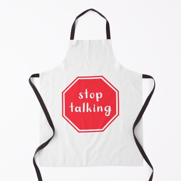 Item preview, stop talking designed and sold by Shayna Friedland.