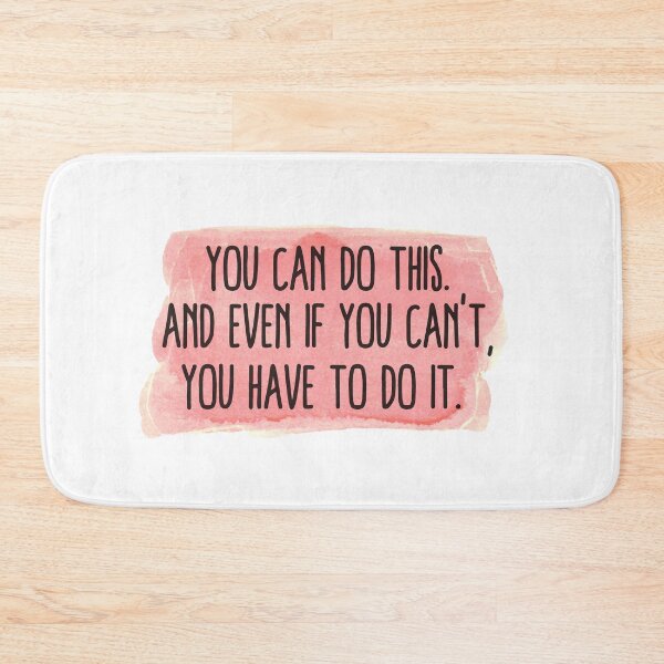 Item preview, You Can Do This | Motivation Quote Pink designed and sold by KarolinaPaz.