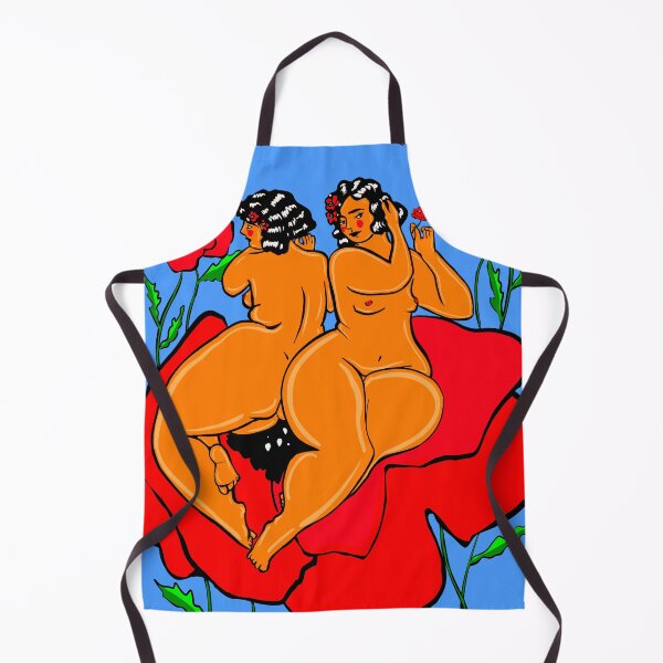 Will a lady pin me in her hair? Apron