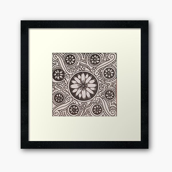 Floral 1 Framed Art Print