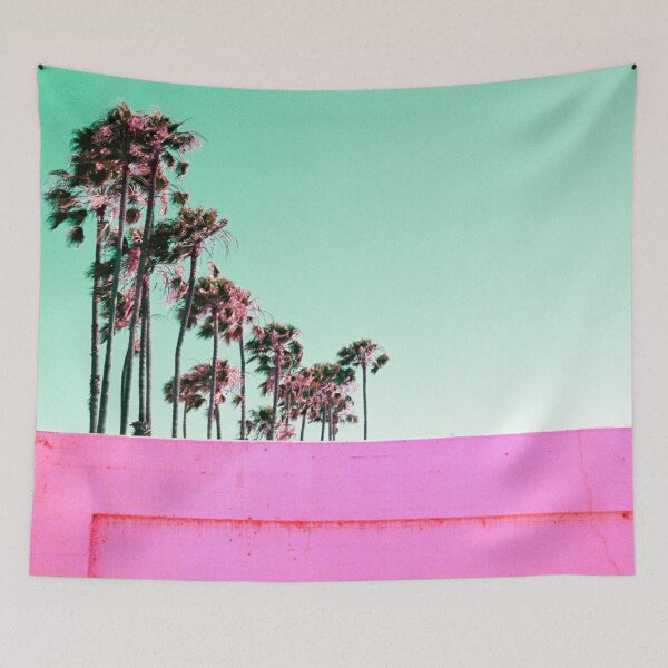 Item preview, Queen Palms Color Block  designed and sold by leahdmartinez.