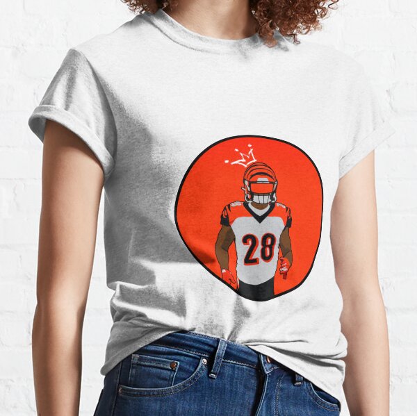 Cincinnati Bengals sz M ickey woods t shirt orange cincyshirts.com