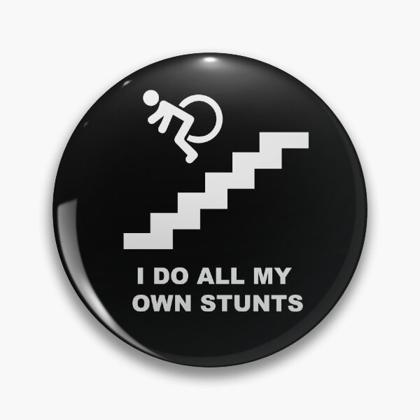 Item preview, All My Own Stunts - Wheelchair Edition, White designed and sold by Zerasu.