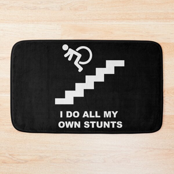 Item preview, All My Own Stunts - Wheelchair Edition, White designed and sold by Zerasu.