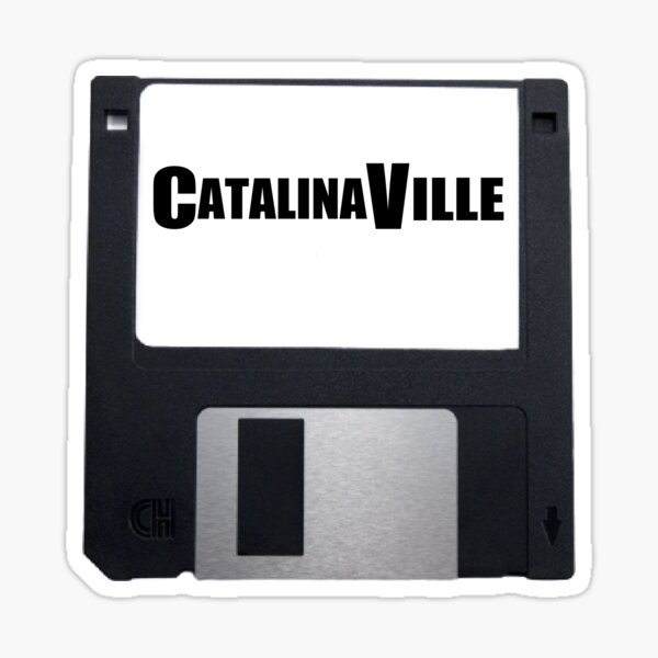 Item preview, Catalinaville Floppy Disk designed and sold by TheCatalinaShop.