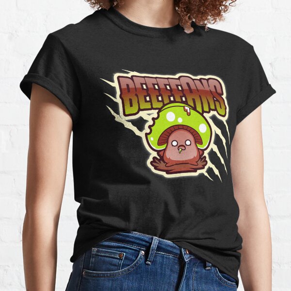 Beeeeans Vegan Zombie Mushroom Classic T-Shirt