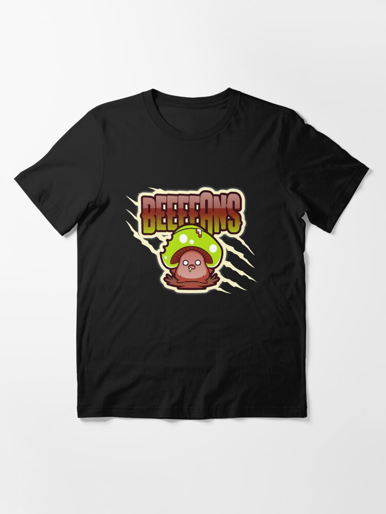 Alternate view of Beeeeans Vegan Zombie Mushroom Essential T-Shirt