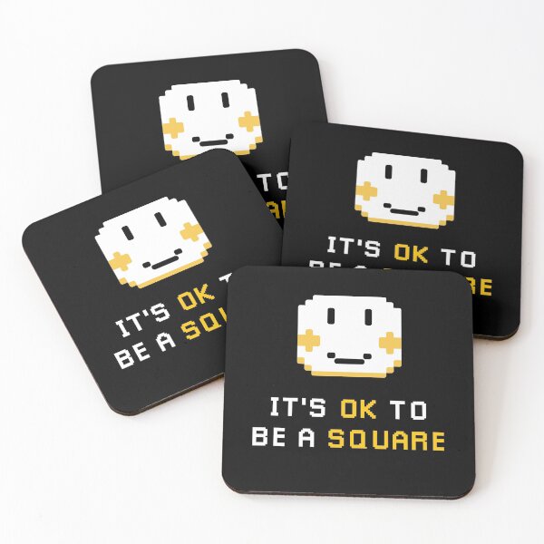 Item preview, It's Ok To Be a Square designed and sold by MyMerchStore.
