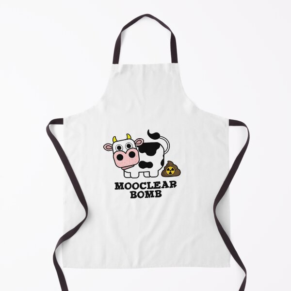 Item preview, Mooclear Bomb Cute Cow Pun designed and sold by punnybone.