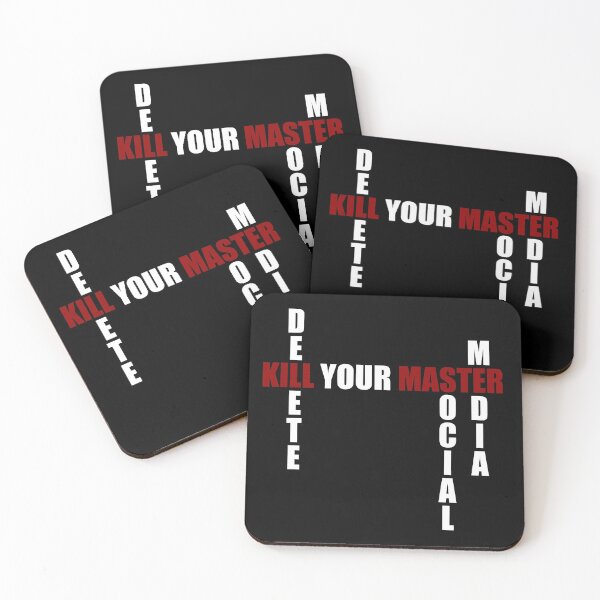 Item preview, Kill Your Master/Delete Your Social Media designed and sold by Perdogie’s Bodega.