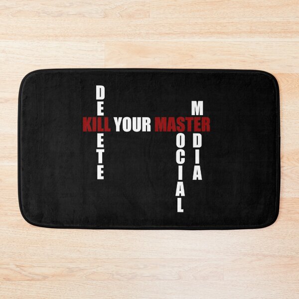 Item preview, Kill Your Master/Delete Your Social Media designed and sold by Perdogie’s Bodega.