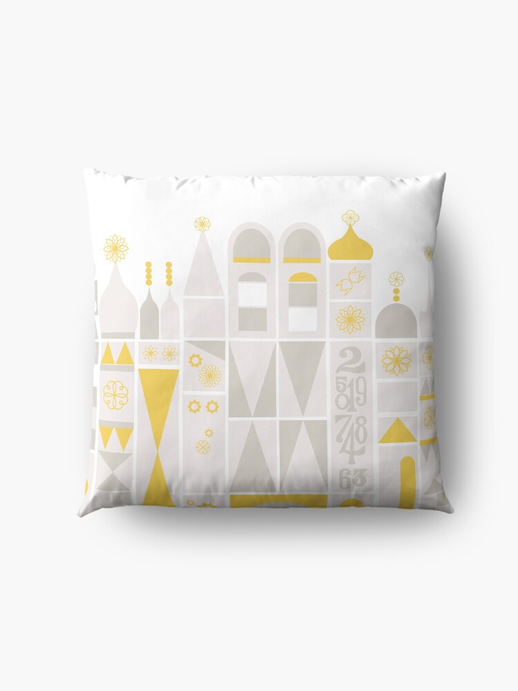 Alternate view of Small World Geometric Floor Pillow