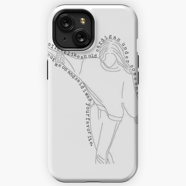 the cardigans  taylor swift inspired folklore iphone cases – venusic