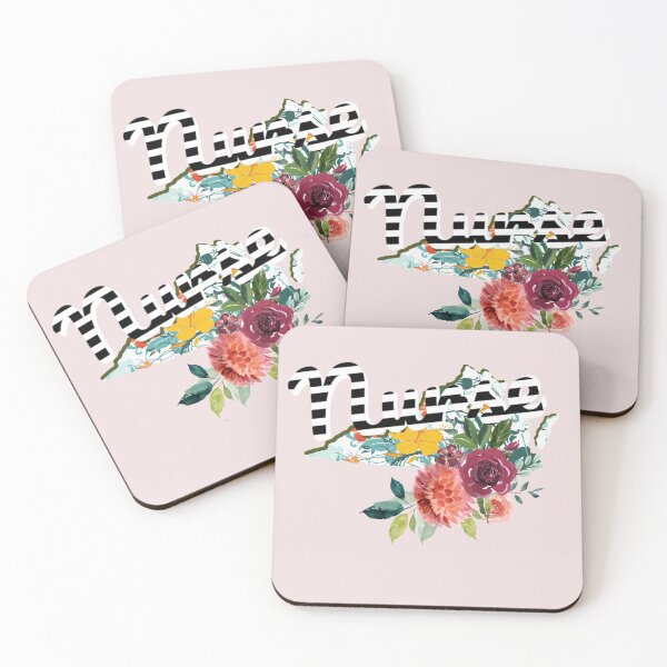Item preview, Virginia Nurse Floral Watercolor designed and sold by AZGuzmans.