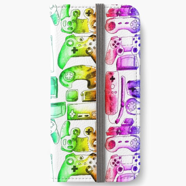 Rainbow video Game Toys iPhone Wallet