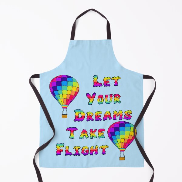 Item preview, Rainbow Hot Air Balloon Quote designed and sold by karwilberevivalcollection.
