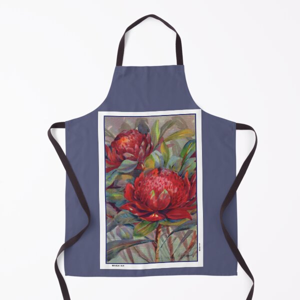 Item preview, Vintage Waratah Postcard Restored designed and sold by karwilberevivalcollection.