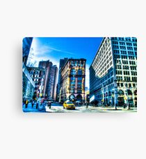 Lienzo Streets and Buildings of New York City, USA