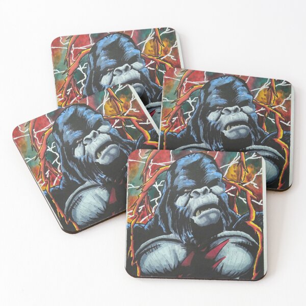 Item preview, The Flash - "Run, Grodd, Run" Flash/Gorilla Grodd portrait (original) designed and sold by Stag Art Studios.