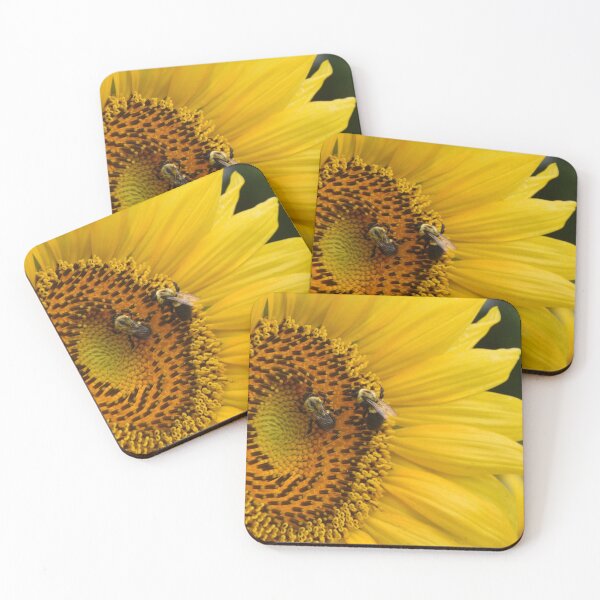 Item preview, Sun Flower with Bees designed and sold by alteredlifephto.