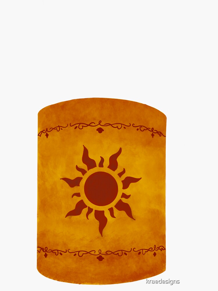 "tangled lantern " Sticker for Sale by kraedesigns | Redbubble