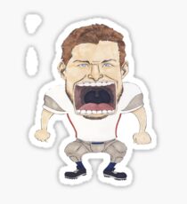 Screaming Tim Tebow Sticker