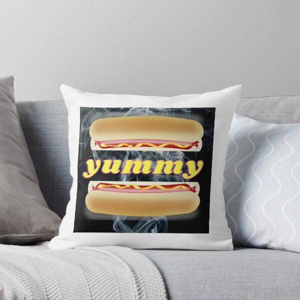 Item preview, face mask yummy hotdog designed and sold by GRETCHEND1.