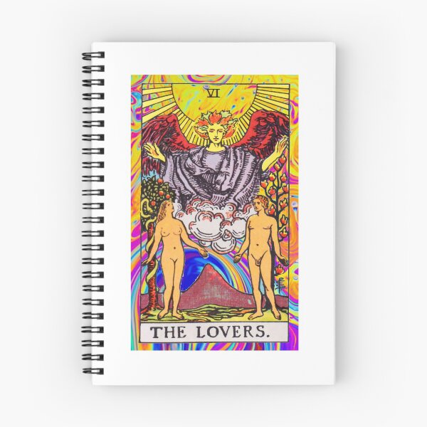 Item preview, Psychedelic The Lovers Card designed and sold by Haileygaitan.