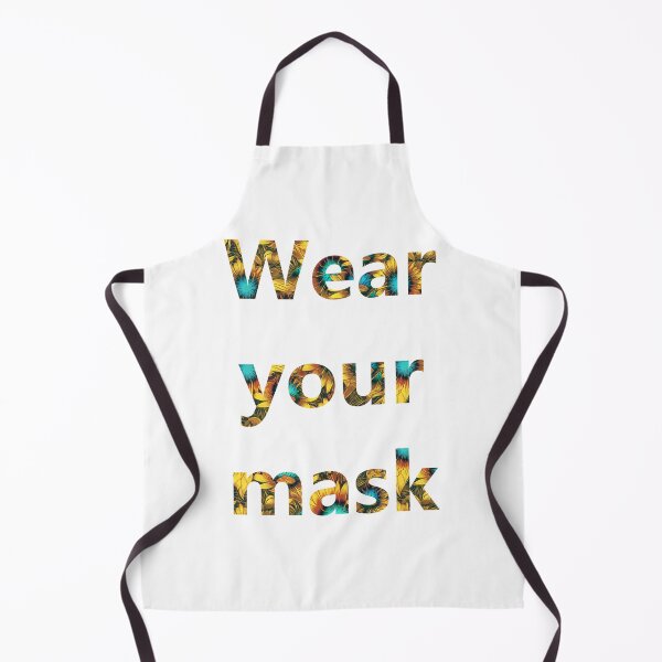 Item preview, Wear your mask - Yellow Floral designed and sold by mikaylawiser.