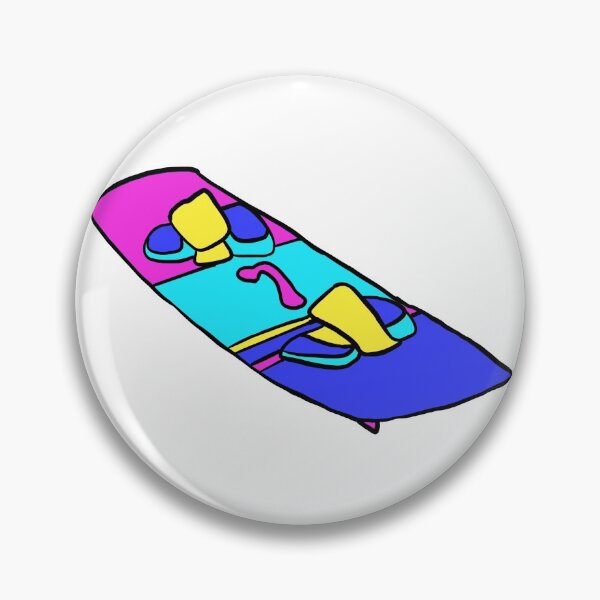 Item preview, Kitesurf Kiteboard - Retro designed and sold by TheSaltSirens.