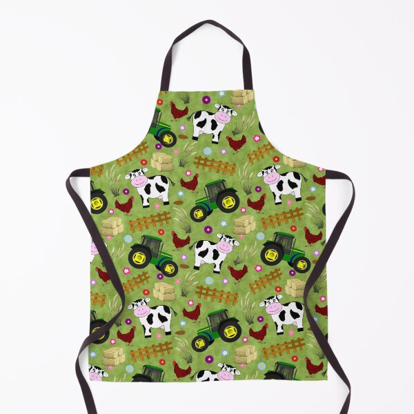 Item preview, Farmyard Cow Pattern designed and sold by karwilberevivalcollection.