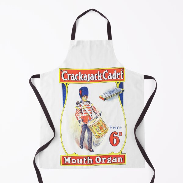 Item preview, Vintage Crackajack Cadet Mouth Organ Poster designed and sold by karwilberevivalcollection.