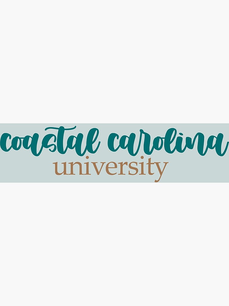 "Coastal Carolina University" Canvas Print by kayleeoconnor Redbubble