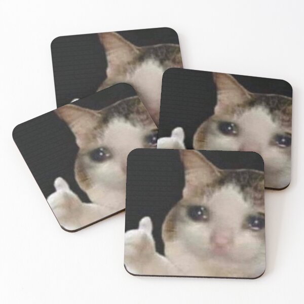 Item preview, Sad Wholesome thumbs up cat designed and sold by rharker09.