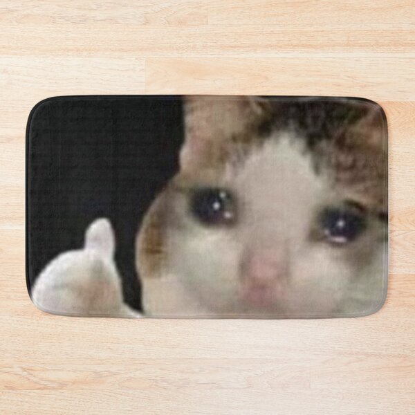 Item preview, Sad Wholesome thumbs up cat designed and sold by rharker09.