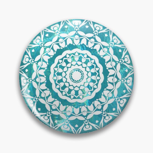 Item preview, Turquoise Water Mandala designed and sold by Julie Erin Designs.