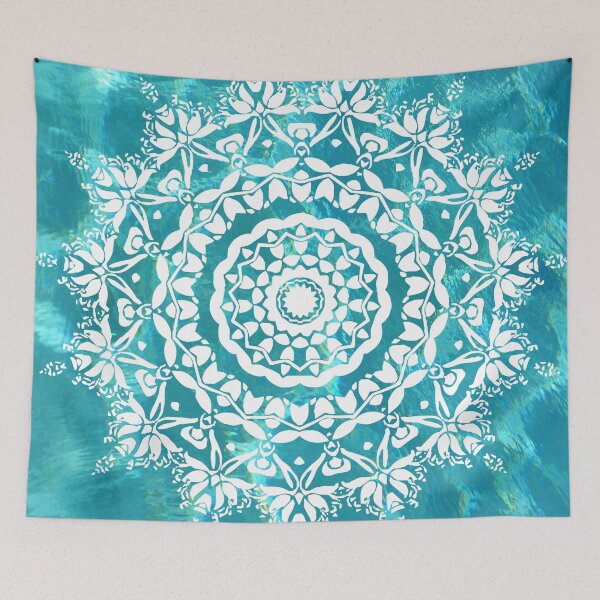 Item preview, Turquoise Water Mandala designed and sold by Julie Erin Designs.