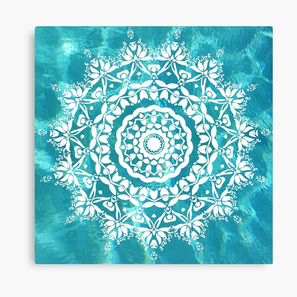 Item preview, Turquoise Water Mandala designed and sold by Julie Erin Designs.