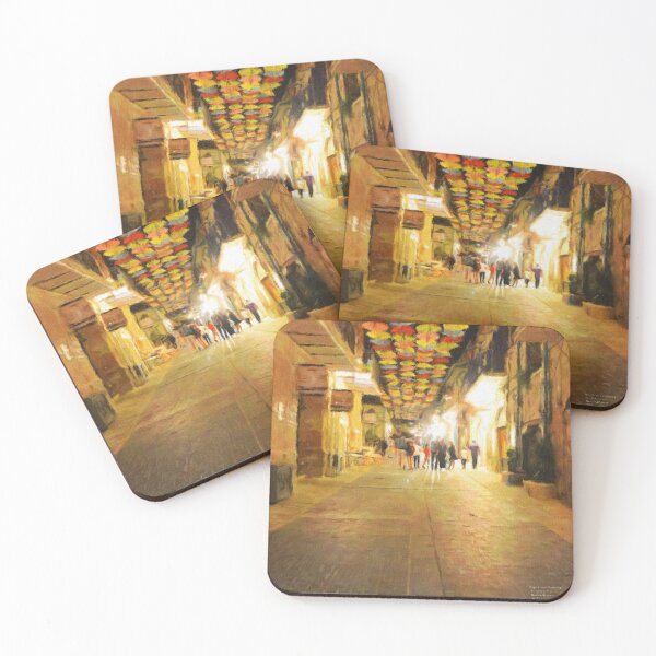 Item preview, Angels and Umbrellas in Jerusalem designed and sold by Pamela Storch.
