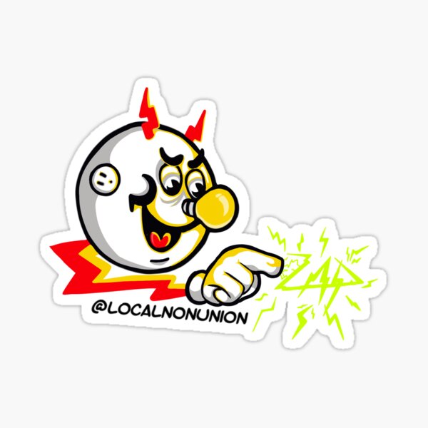 Item preview, angry reddy killowatt designed and sold by Localnonunion.