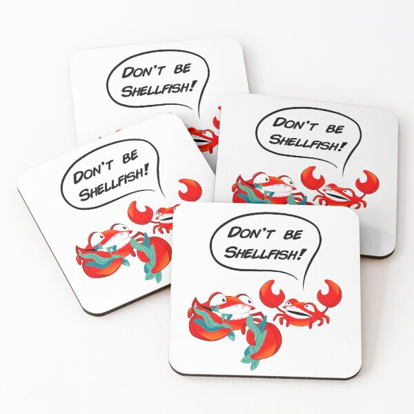 Item preview, Funny crab dad joke - Don’t be Shellfish designed and sold by The-Tipsy-Gypsy.