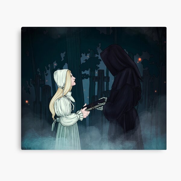 The Graveyard Wanderer Canvas Print
