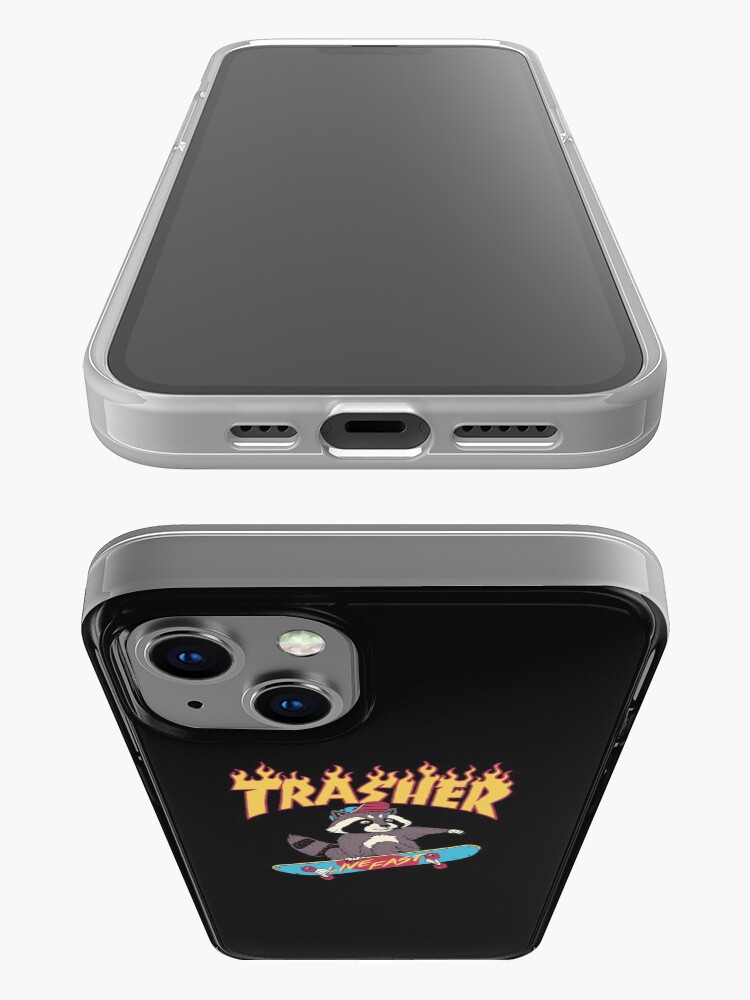 Alternate view of Trasher! iPhone Case