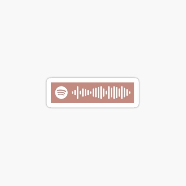 Folklore Album Spotify Scan Sticker