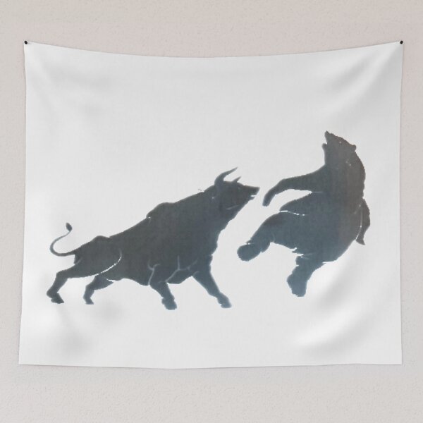 Item preview, Bulls vs Bears designed and sold by The Channel Surfer.